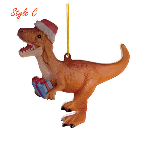 Realistic Style Dino Hanging Christmas Tree Decorations - Image 14