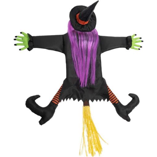 Creative Witch Ran Into Tree Halloween Yard Decor - United Kingdom - Image 12