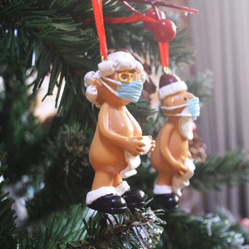 Funny Naked Old Couple Christmas Tree Hanging Ornament - United Kingdom - Image 6