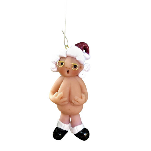 Funny Naked Old Couple Christmas Tree Hanging Ornament - United Kingdom - Image 11