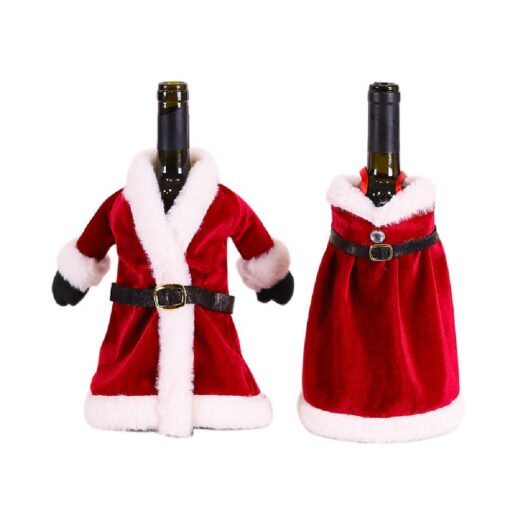 Santa Claus Costume Wine Sweater Christmas Decorations - United Kingdom - Image 7