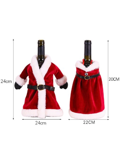 Santa Claus Costume Wine Sweater Christmas Decorations - United Kingdom - Image 10