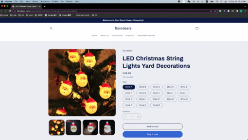 LED Christmas String Lights Yard Decorations - United Kingdom - Image 5