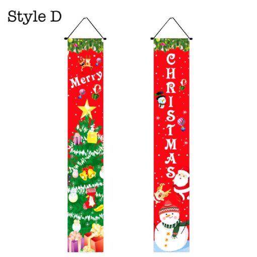 2 Pcs Christmas Hanging Banner Party Decor - United Kingdom - Image 5