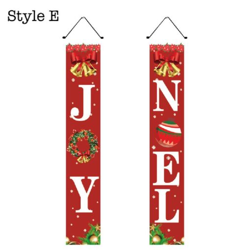 2 Pcs Christmas Hanging Banner Party Decor - United Kingdom - Image 6