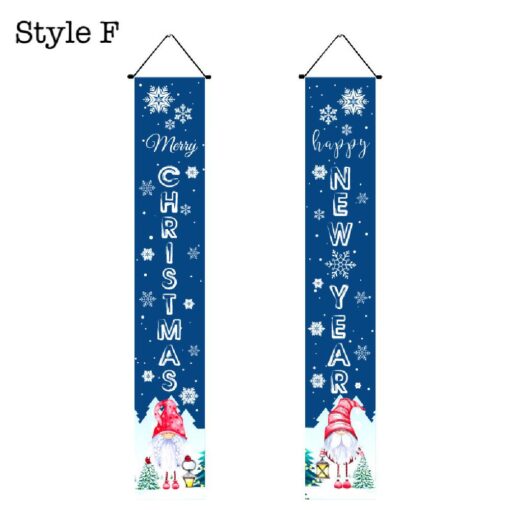 2 Pcs Christmas Hanging Banner Party Decor - United Kingdom - Image 7