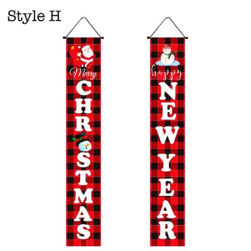 2 Pcs Christmas Hanging Banner Party Decor - United Kingdom - Image 9