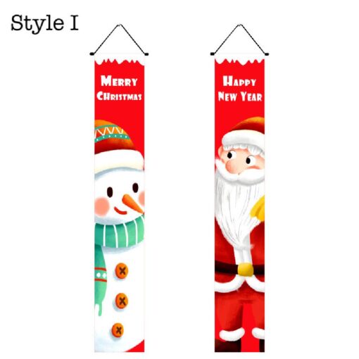 2 Pcs Christmas Hanging Banner Party Decor - United Kingdom - Image 11