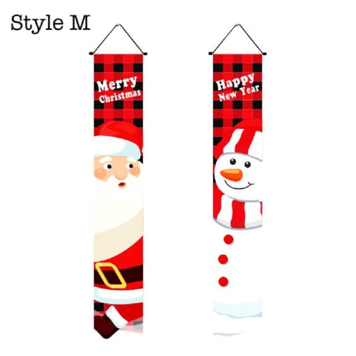 2 Pcs Christmas Hanging Banner Party Decor - United Kingdom - Image 14