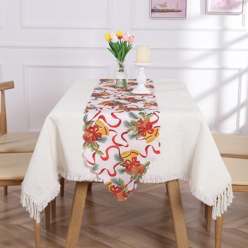 Full Patterned Christmas Table Runner - United Kingdom - Image 8