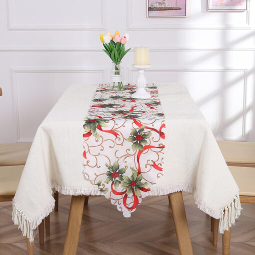 Full Patterned Christmas Table Runner - United Kingdom - Image 11