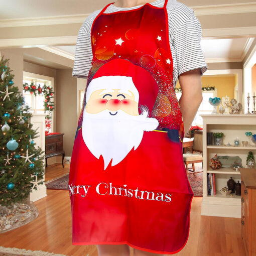 Adjustable Printed Christmas Apron - United Kingdom - Image 4