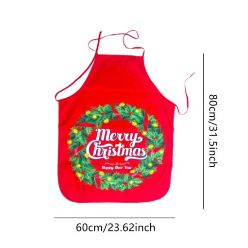 Adjustable Printed Christmas Apron - United Kingdom - Image 6