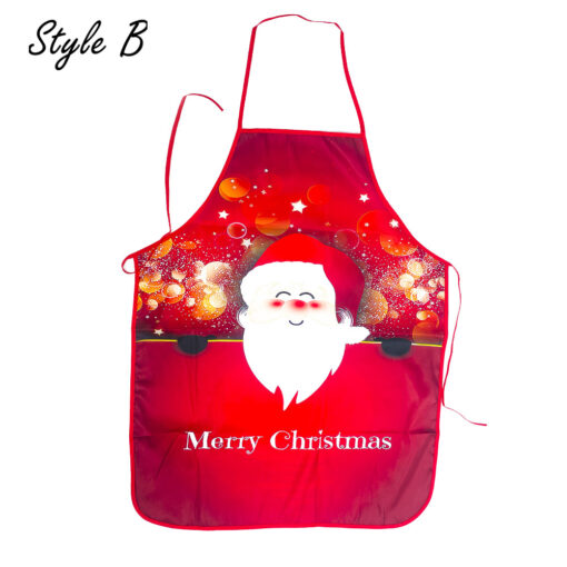 Adjustable Printed Christmas Apron - United Kingdom - Image 7