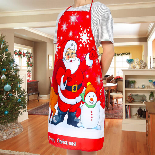 Adjustable Printed Christmas Apron - United Kingdom - Image 13