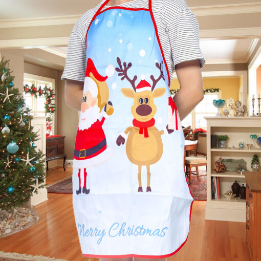 Adjustable Printed Christmas Apron - United Kingdom - Image 15