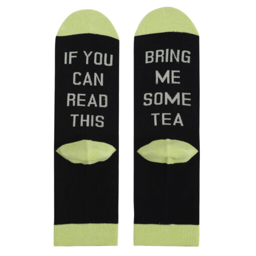 IF YOU CAN READ THIS Funny Sign Socks - Image 26