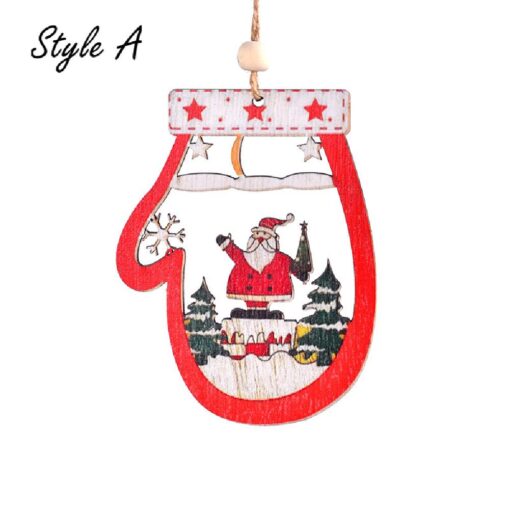 Christmas Wooden Carved Tree Decoration - United Kingdom - Image 6