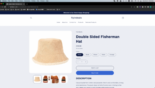 Double Sided Fisherman Hat UNTRACKED - Image 13