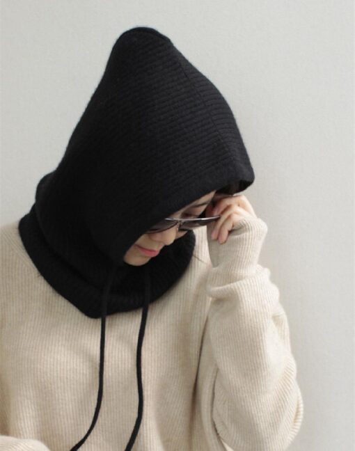 Knitted Hooded Neck Collar Cap - United Kingdom - Image 4