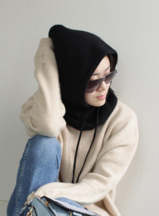 Knitted Hooded Neck Collar Cap - United Kingdom - Image 9