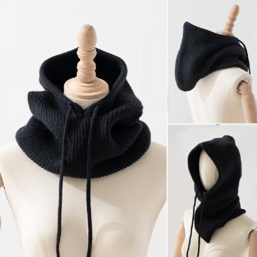 Knitted Hooded Neck Collar Cap - United Kingdom - Image 13