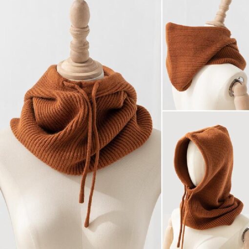 Knitted Hooded Neck Collar Cap - United Kingdom - Image 15