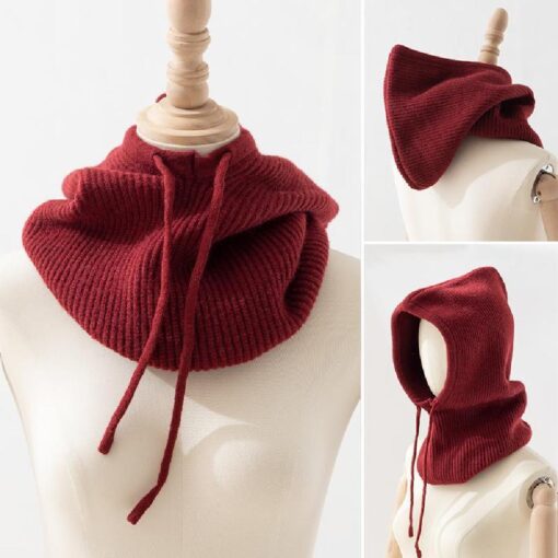 Knitted Hooded Neck Collar Cap - United Kingdom - Image 16