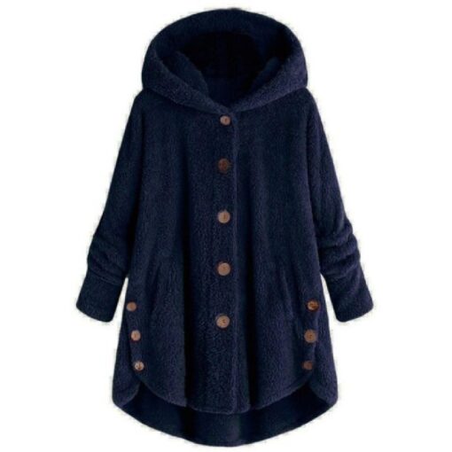 Oversized Fluffy Hooded Coat - United Kingdom - Image 9