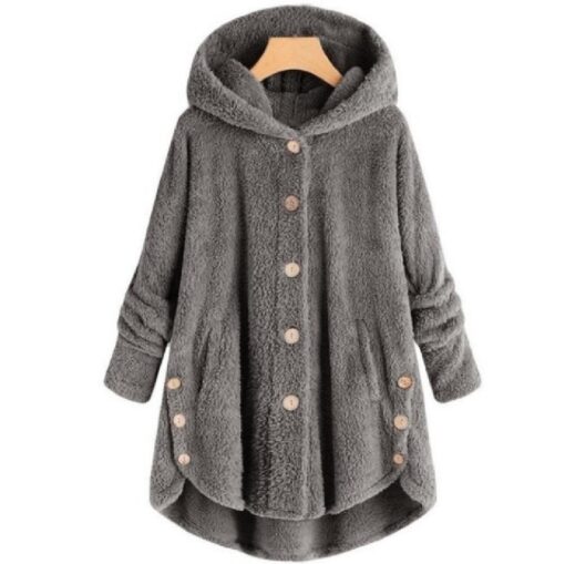 Oversized Fluffy Hooded Coat - United Kingdom - Image 10