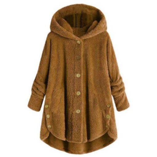 Oversized Fluffy Hooded Coat - United Kingdom - Image 13