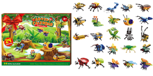 Christmas Advent Calendar with Critters Building Blocks - United Kingdom - Image 6