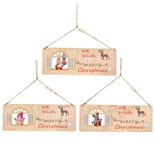 Christmas Wooden Door Hanging Sign - United Kingdom - Image 6