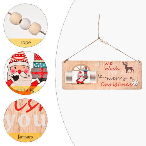 Christmas Wooden Door Hanging Sign - United Kingdom - Image 8