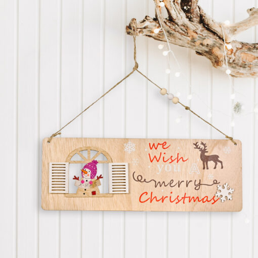 Christmas Wooden Door Hanging Sign - United Kingdom - Image 11