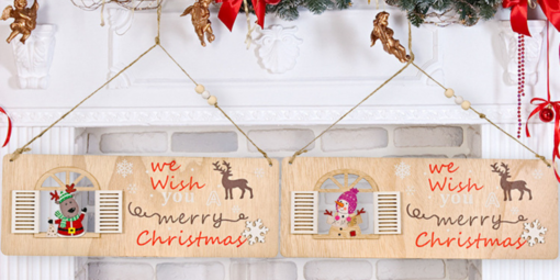 Christmas Wooden Door Hanging Sign - United Kingdom - Image 13