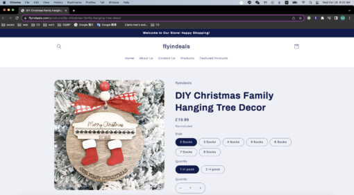 DIY Christmas Family Hanging Tree Decor - United Kingdom - Image 20