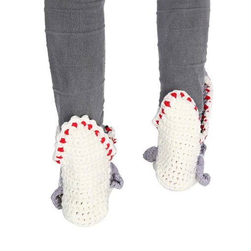 Funky Knitted Shark Biting Socks - United Kingdom - Image 5