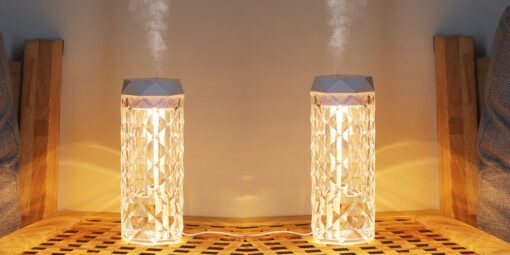 Colour Changing Crystal Lamp Humidifier - United Kingdom