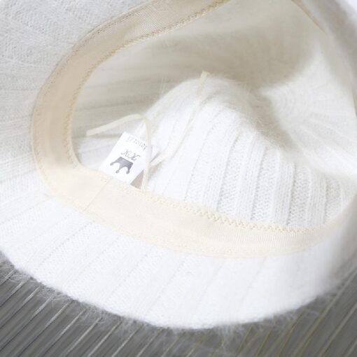 Women's Vintage Style Knitted Bucket Hat - United Kingdom - Image 8