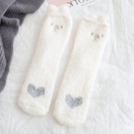 Women's Coral Fleece Winter Socks - United Kingdom - Image 10