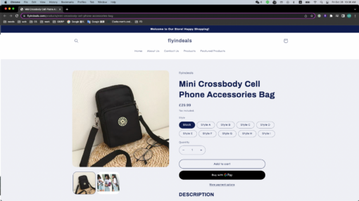 Mini Crossbody Cell Phone Accessories Bag - United Kingdom - Image 5