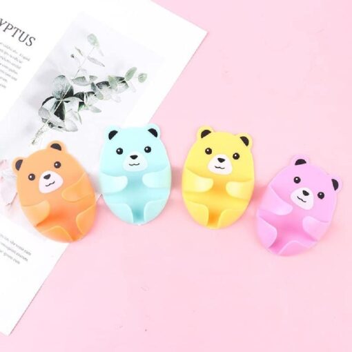 4/8PCS Cartoon Bear Storage Hooks Set - United Kingdom - Image 4