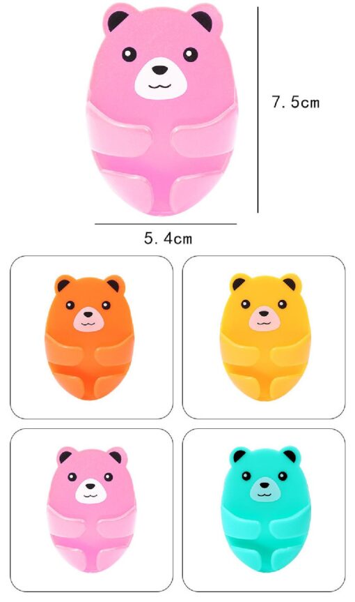 4/8PCS Cartoon Bear Storage Hooks Set - United Kingdom - Image 11