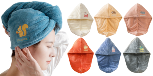 Double Layer Hair Drying Turban - United Kingdom