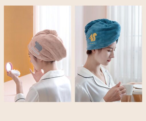 Double Layer Hair Drying Turban - United Kingdom - Image 8