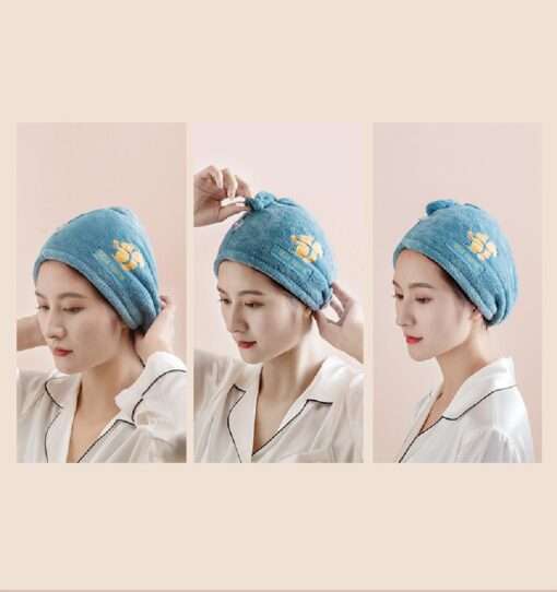 Double Layer Hair Drying Turban - United Kingdom - Image 9