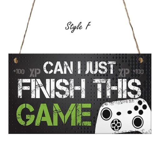 Funny Gamer Wooden Door Sign - United Kingdom - Image 7