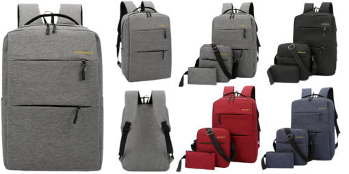 3PCS Backpack Shoulder Bag Hand Bag Set - United Kingdom