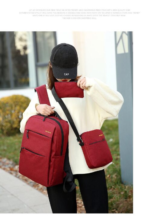 3PCS Backpack Shoulder Bag Hand Bag Set - United Kingdom - Image 7